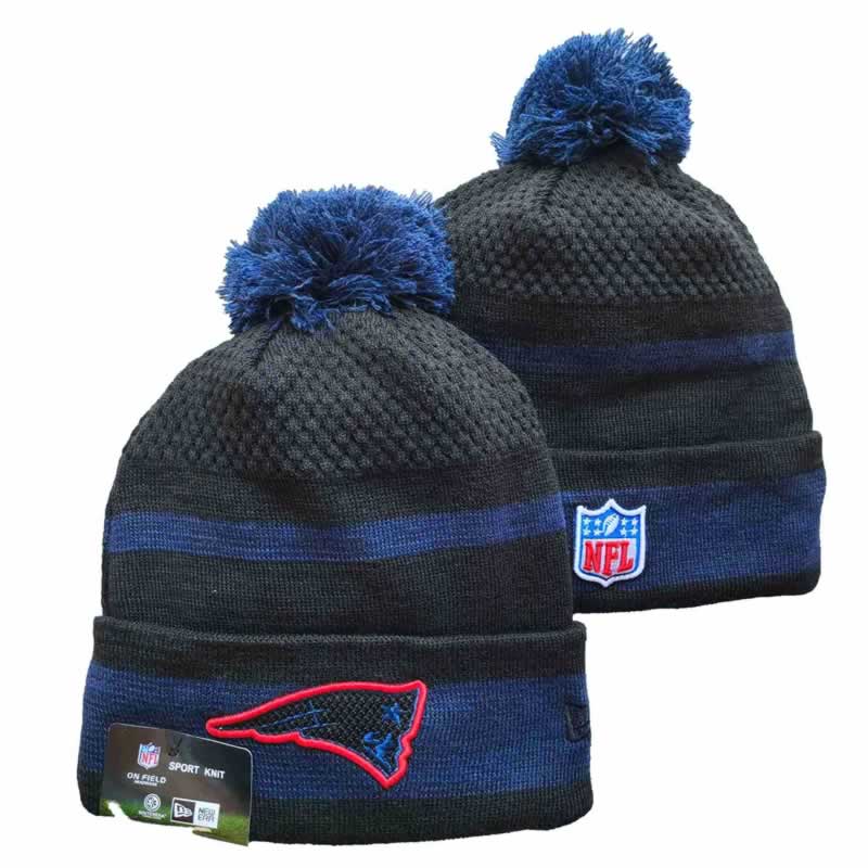 Patriots Team Logo Black and Navy Pom Cuffed Knit Hat YD,We sell and wholesale Patriots Team Logo Black and Navy Pom Cuffed Knit Hat YD on line form chian!